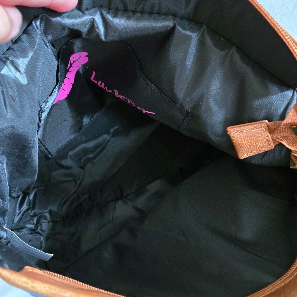 Luv Betsey💋 By Betsey Johnson Denim Teddy Bear🧸 Bag👜 - NWT - Picture 8 of 16